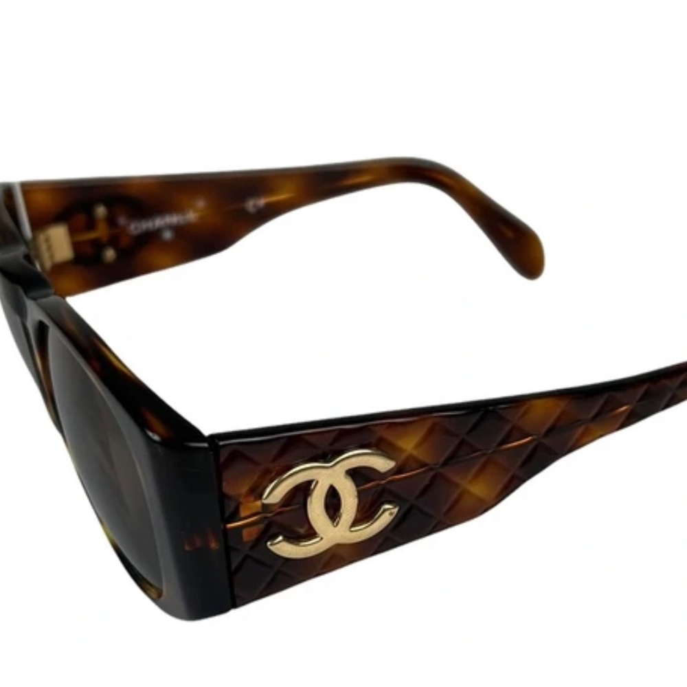 Vintage Chanel Tortoise Shell Sunglasses main image 1